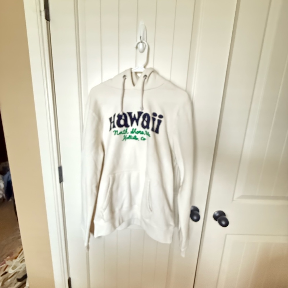 White Hollister Hoodie